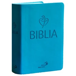 Biblia Tabor.Oprawa flexy turkusowa